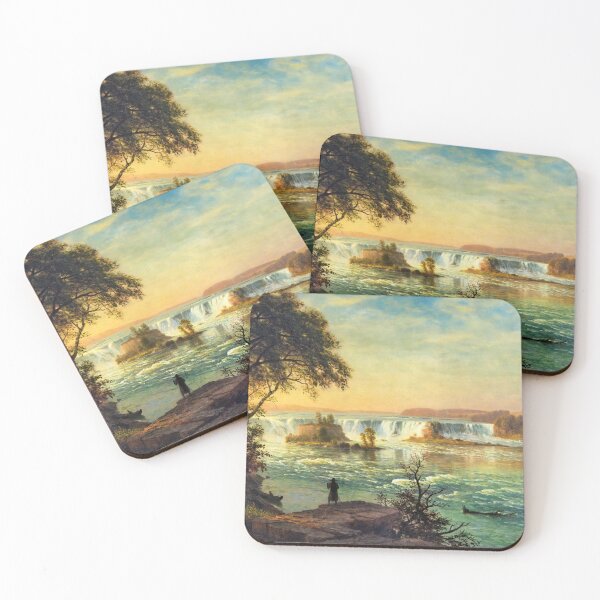 Item preview, The Falls of St Anthony by Bierstadt designed and sold by TheSoulOfArt.