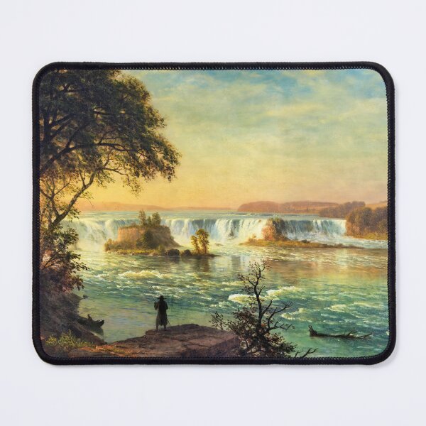 Item preview, The Falls of St Anthony by Bierstadt designed and sold by TheSoulOfArt.