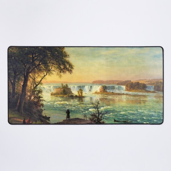 Item preview, The Falls of St Anthony by Bierstadt designed and sold by TheSoulOfArt.