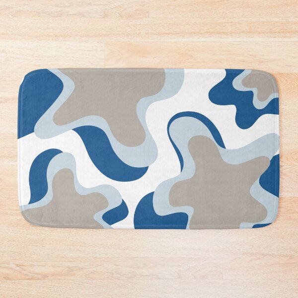 Item preview, Liquid Abstract Pattern Blue White  designed and sold by BeatrisVeres.