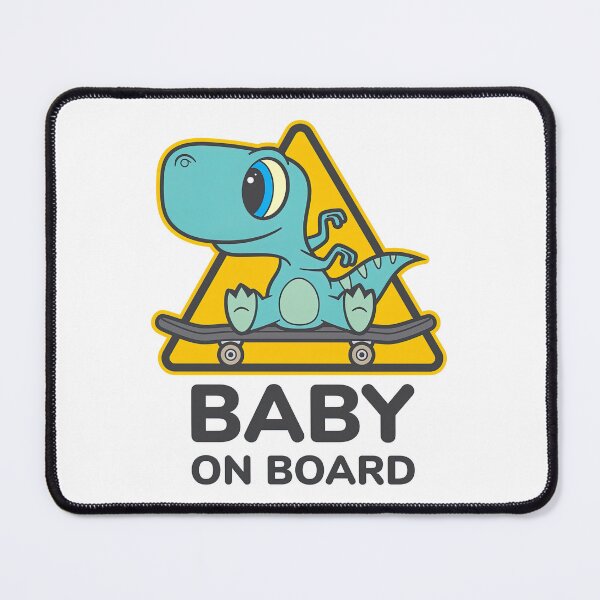 Item preview, Baby On Board, Baby Dino On Board, Baby in Car designed and sold by graphic-genie.