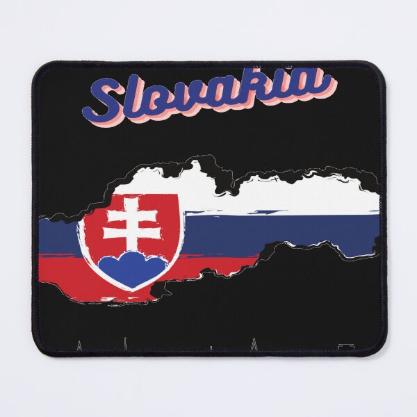 Item preview, Map of Slovakia with Flag designed and sold by FunZoo.