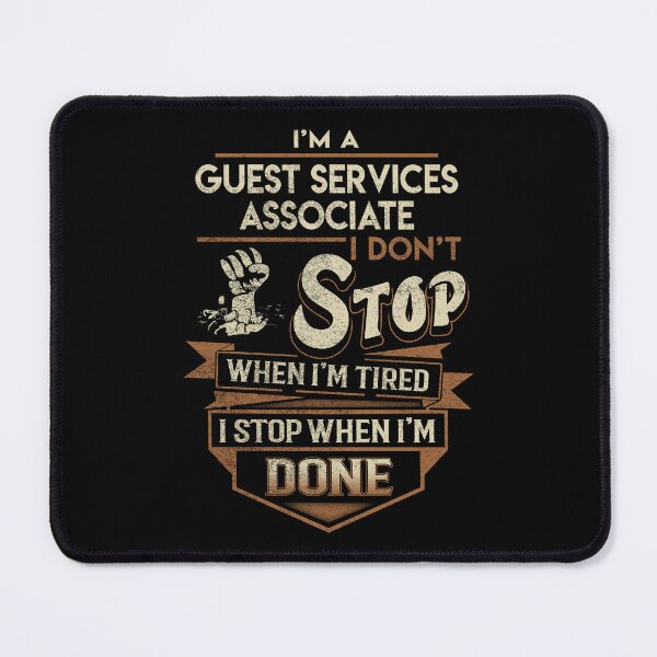 Item preview, Guest Services Associate T Shirt - I Stop When Done Job Gift Item Tee designed and sold by natalinedk.