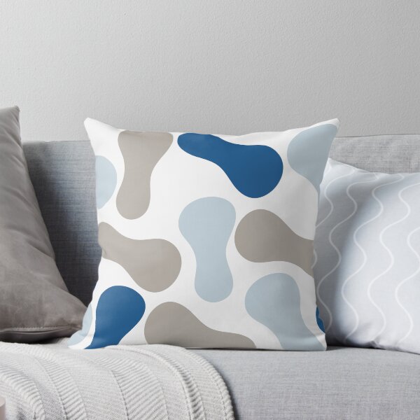 Item preview, Liquid Abstract Pattern Blue White  designed and sold by BeatrisVeres.