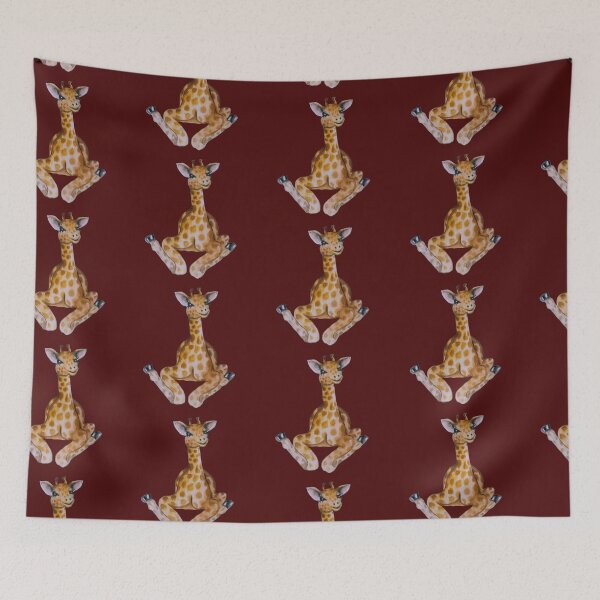 Item preview, Watercolor cute baby giraffe designed and sold by Designs1279.