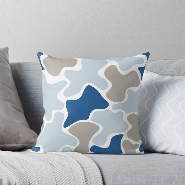Item preview, Liquid Abstract Pattern Blue White  designed and sold by BeatrisVeres.