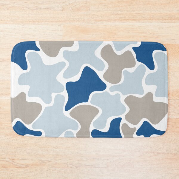 Item preview, Liquid Abstract Pattern Blue White  designed and sold by BeatrisVeres.