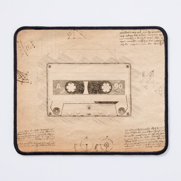 Item preview, Da Vinci Sketch Art Cassette Tape - Vintage designed and sold by Rayyanz.