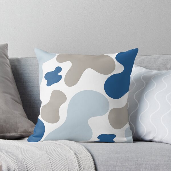 Item preview, Liquid Abstract Pattern Blue White  designed and sold by BeatrisVeres.