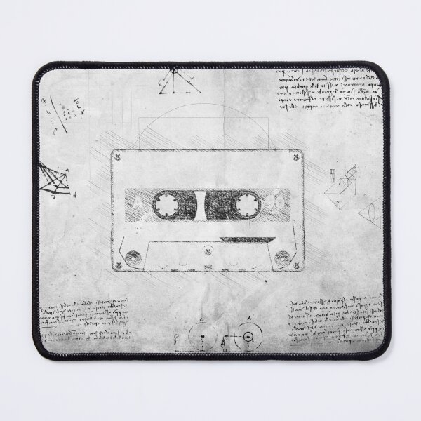 Item preview, Da Vinci Sketch Art Cassette Tape - Grunge designed and sold by Rayyanz.