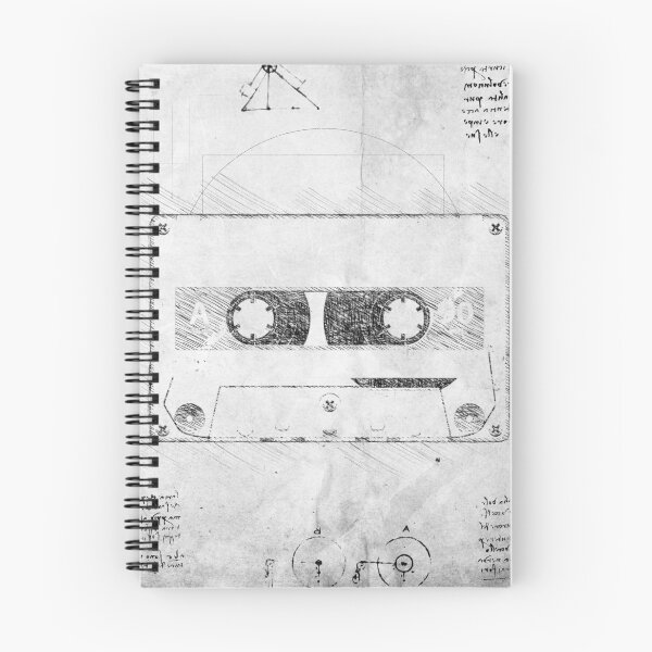 Item preview, Da Vinci Sketch Art Cassette Tape - Grunge designed and sold by Rayyanz.