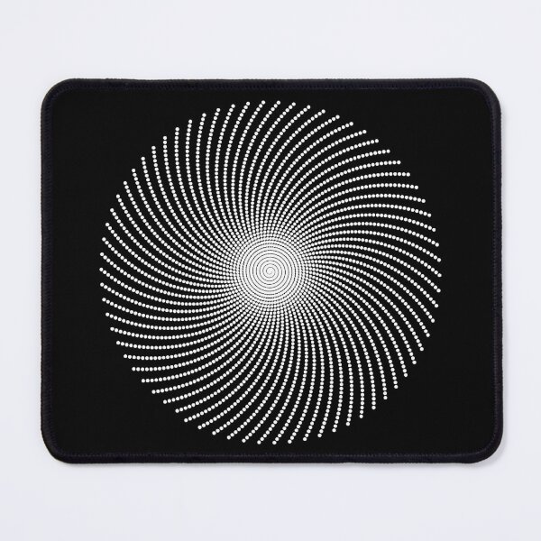 Item preview, White on black spiral v002 designed and sold by Rupert Russell.