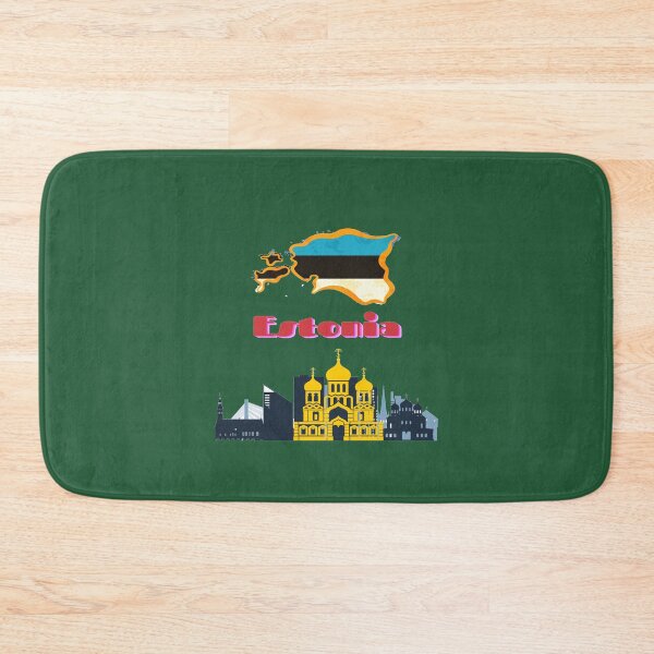 Item preview, Estonia world flag designed and sold by FunZoo.
