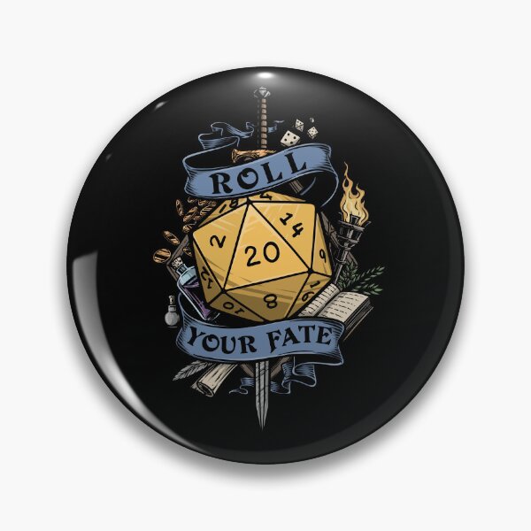 Item preview, Roll your fate d20 designed and sold by ShirtGoblin.