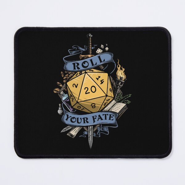 Item preview, Roll your fate d20 designed and sold by ShirtGoblin.