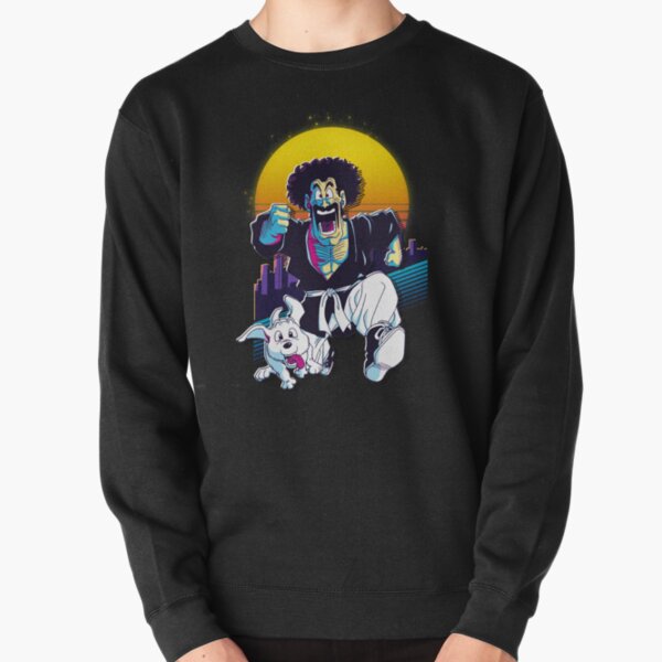 Aperçu de l'œuvre Dragon Ball - M. Satan Retrowave Essential créée et vendue par heirtbach12g.