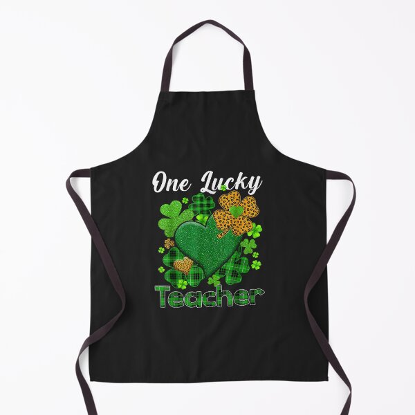 Item preview, St Patricks Day One Lucky Teacher- Green Shamrock Love Heart designed and sold by JakariEzer.