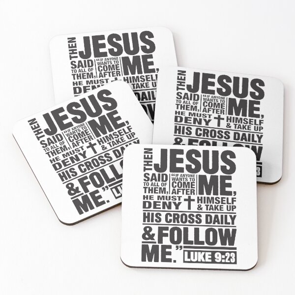 Item preview, Luke 9:23 Follow Me designed and sold by plushism.