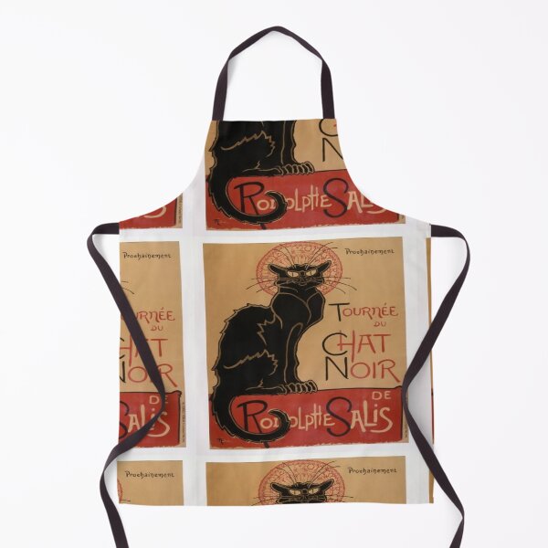 Item preview, Chat Noir Black Cat French Poster France Art designed and sold by Draculaura2009.