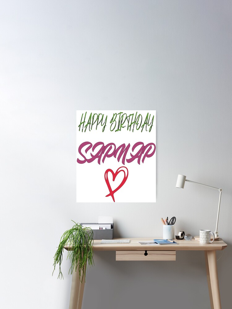 HAPPY BIRTHDAY SAPNAP-happy birthday sapnap Sticker for Sale by