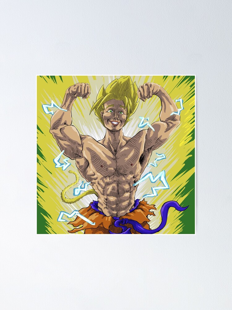 Póster «himbo goku» de sirflanoArt | Redbubble Póster «himbo goku» de sirflanoArt | Redbubble