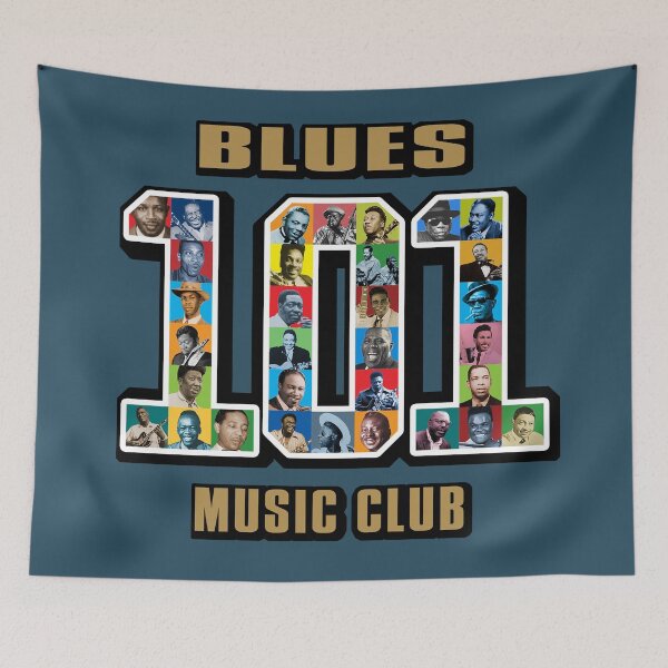 Item preview, 101 Music Club Blues designed and sold by TIGERDAVER.