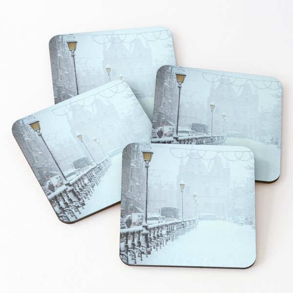 Item preview, Winter City Lanscape wallpaper. designed and sold by Nils Petter Stein.