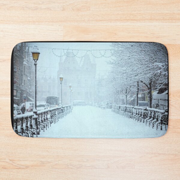 Item preview, Winter City Lanscape wallpaper. designed and sold by Nils Petter Stein.