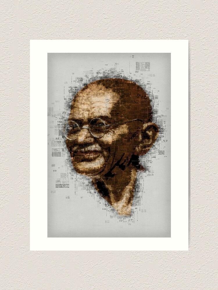 Alternate view of Gandhi Art Print