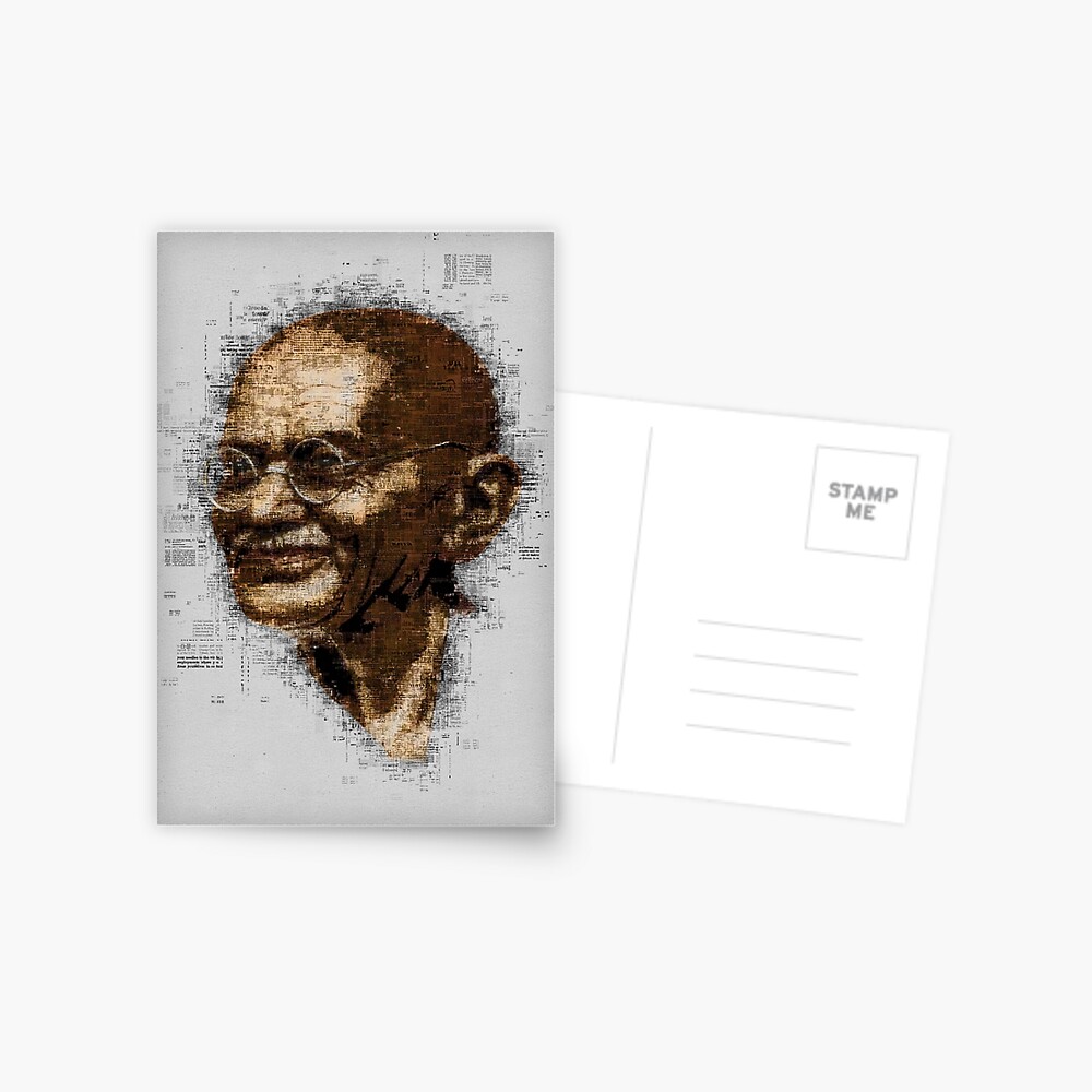 Gandhi Postcard