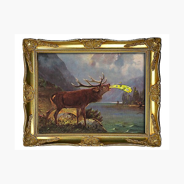 Item preview, Puking deer designed and sold by EverythingOtter.