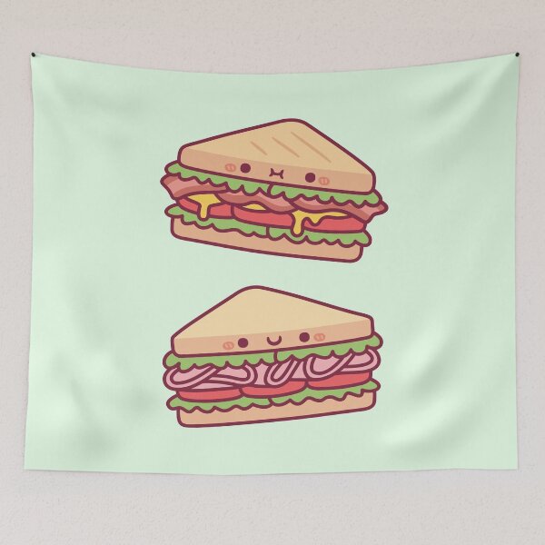 Item preview, Cute Sandwiches Doodle designed and sold by rustydoodle.