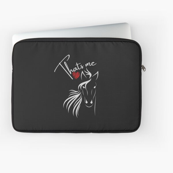 Aperçu de l'œuvre C'est moi - Cheval avec coeur, Horse Love Girls Riding Horses Long Sleeve créée et vendue par JakariEzer.