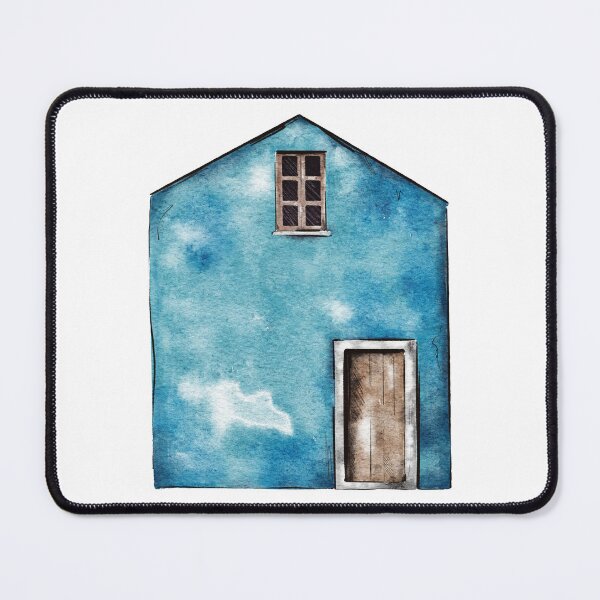 Item preview, Blue Watercolour House designed and sold by MDRNHOME.