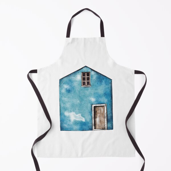 Item preview, Blue Watercolour House designed and sold by MDRNHOME.