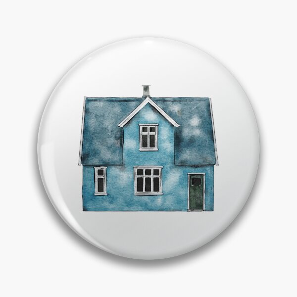 Item preview, Cute Blue Watercolour House designed and sold by MDRNHOME.
