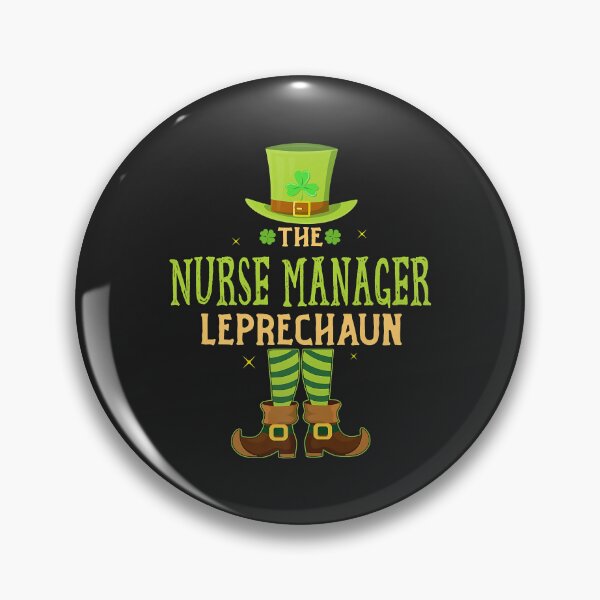 Artikelvorschau, Der Nurse Manager Leprechaun Matching St. Patricks Day Premium entworfen und verkauft von JakariEzer.