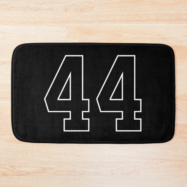 Item preview, Black Number 44 lucky sports jersey forty four designed and sold by HeavyStyle.