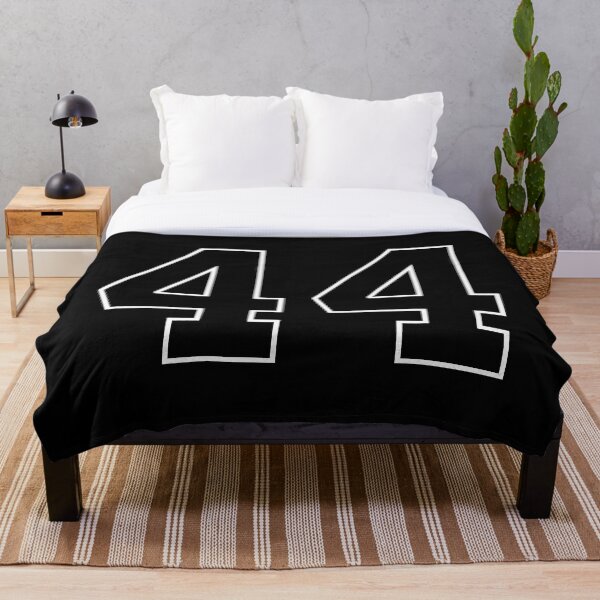 Item preview, Black Number 44 lucky sports jersey forty four designed and sold by HeavyStyle.