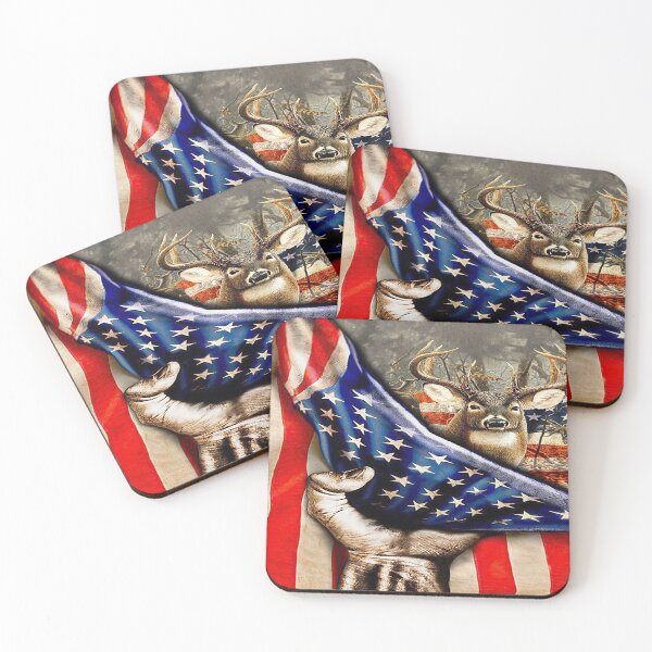 Item preview, Save Animals - Deer Flag - Animals Lover designed and sold by judysophia.