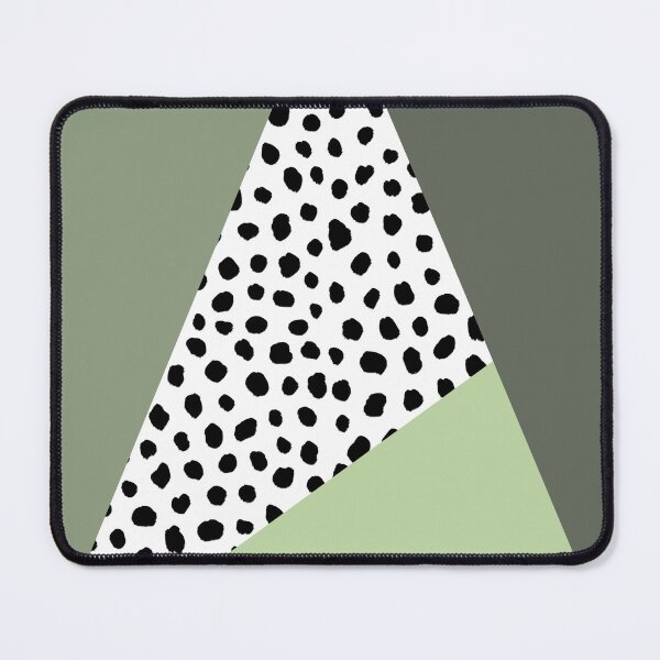 Item preview, Geometric Polka Dot, Colour Block, Green designed and sold by OneThreeSix.