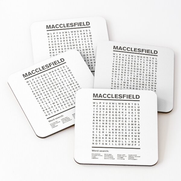 Item preview, WORD SEARCH | MACCLESFIELD designed and sold by axelle1410.