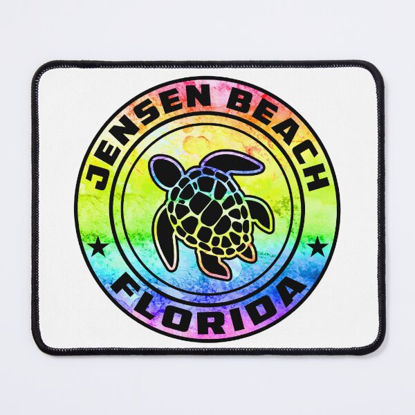 Aperçu de l'œuvre Jensen Beach Tortue de mer de Floride FL créée et vendue par DESTINATIONS DECAL.