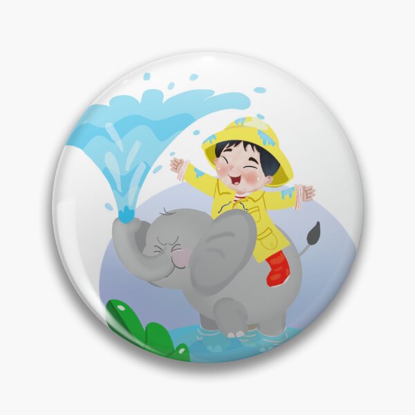 Item preview, Elephant rain shower designed and sold by MyParadiseGifts.