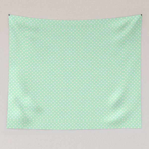 Item preview, Mint Polka Dots Pattern Print Bright Pastel Green White Circles Rockabilly Pin Up Girl designed and sold by Shayna Westfall.