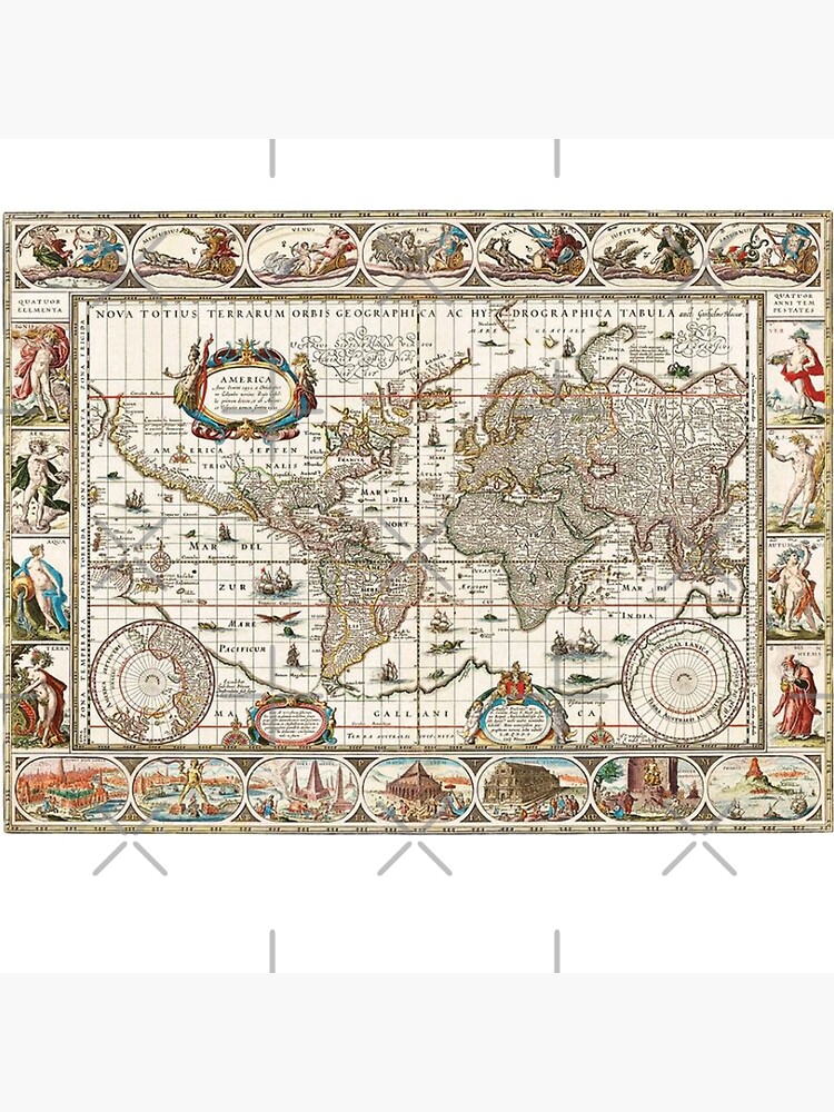"Olde World Map" Poster for Sale by ThePoolGuyH20 Redbubble
