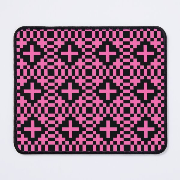 Item preview, PIXEL PATTERN pink and black designed and sold by Ray Loka.