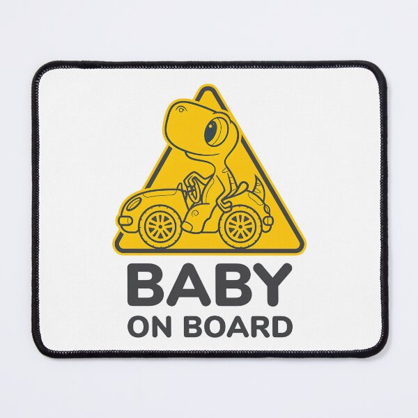 Item preview, Baby On Board, Baby Dino On Board, Baby in Car designed and sold by graphic-genie.
