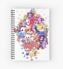 Undertale Color Spiral Notebook
