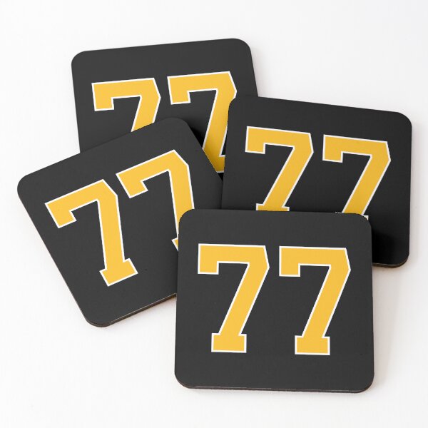 Item preview, Yellow Number 77 lucky sports jersey seventy seven designed and sold by HeavyStyle.
